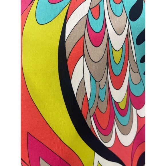 Trina Turk Multi Color Sheath Cocktail Dress Size 0 - Picture 7 of 10